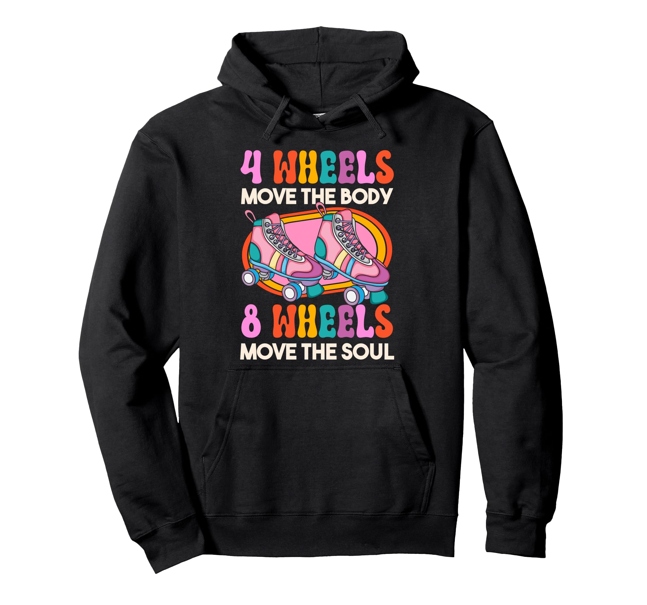 Roller Skating Skate 1970S 4 Wheels Hoodie - Streetwear Style Men Women - T-Shirt, Sweatshirt, Hoodie