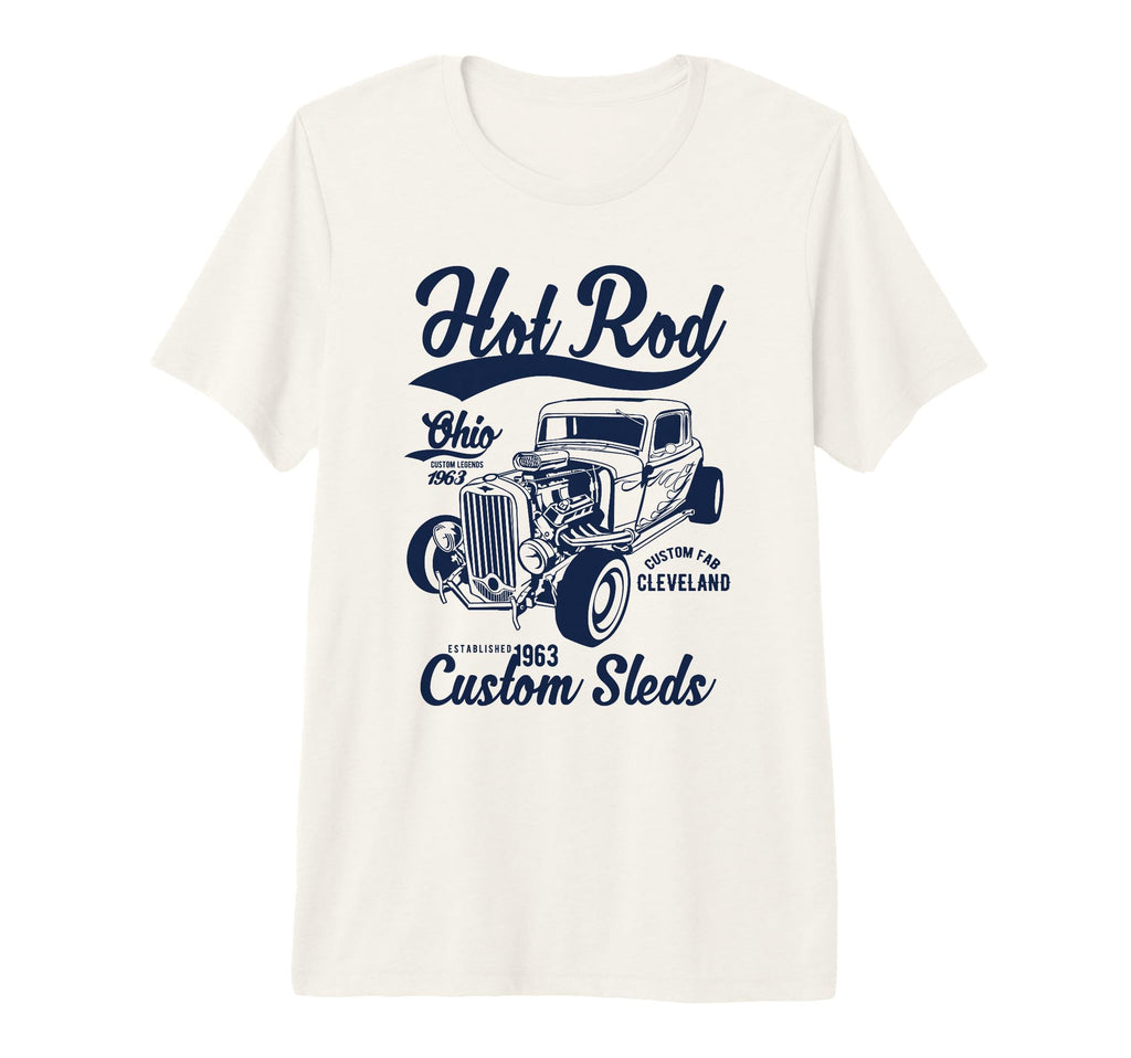 Hotrod Cleveland Ohio Automotive Nostalgia T-Shirt - Unique Graphic Unisex - T-Shirt, Sweatshirt, Hoodie