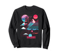 Vaporwave Tokyo Lofi Sweatshirt - Casual Everyday Wear for Adults - T-Shirt, Sweatshirt, Hoodie