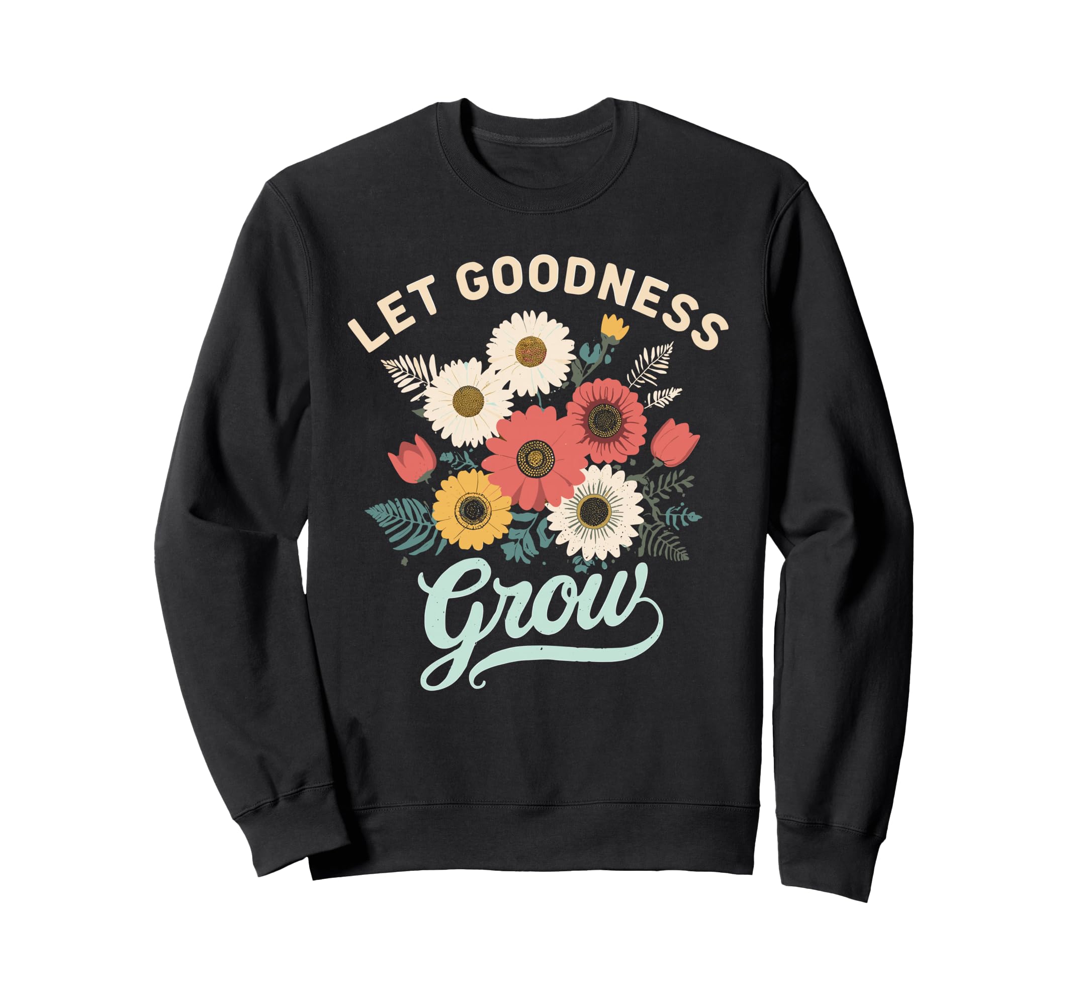 Wellness Kindness Flower Sweatshirt - Casual Everyday Wear for Adults - T-Shirt, Sweatshirt, Hoodie