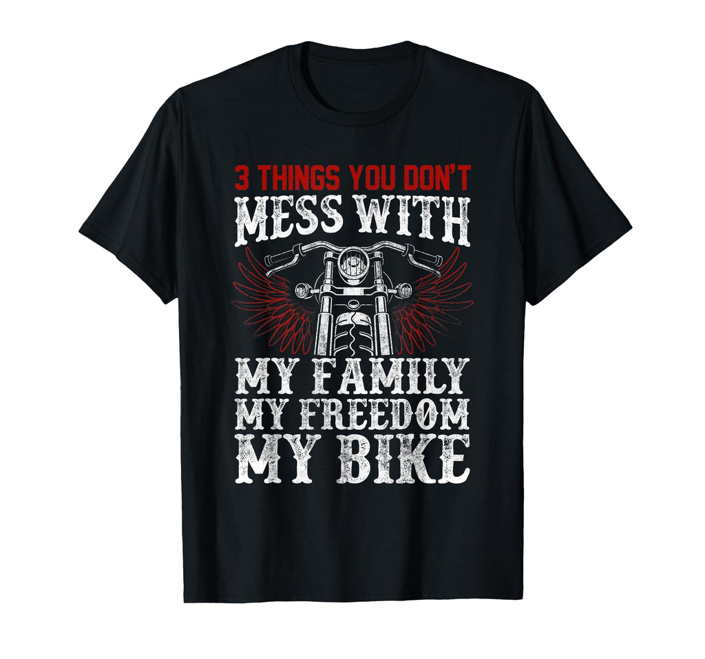 Motorcycle Biker My Family My Freedom T-Shirt - Streetwear Style Men Women - T-Shirt, Sweatshirt, Hoodie