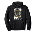Motorcycle Biker Birthday Built 1953 Hoodie - Minimalist Print Men Women - T-Shirt, Sweatshirt, Hoodie