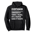 Overthinker Introverts Hoodie - Graphic Print for Adults - T-Shirt, Sweatshirt, Hoodie