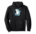 Meditation Shark Yoga Pose Relaxing Hoodie - Minimalist Print for Adults - T-Shirt, Sweatshirt, Hoodie