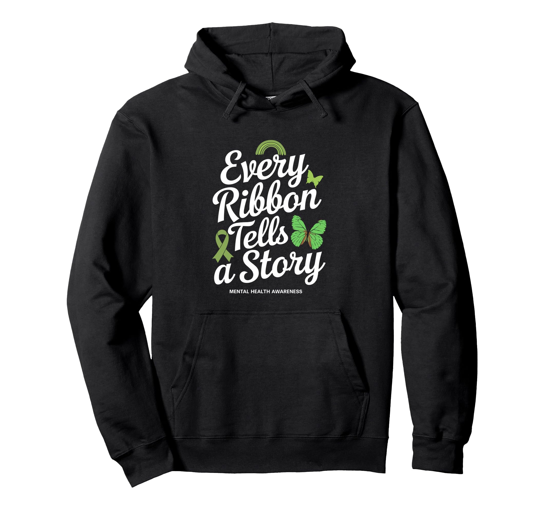 Mental Health Awareness Month Green T-Shirt - Streetwear Style for Adults - T-Shirt, Sweatshirt, Hoodie