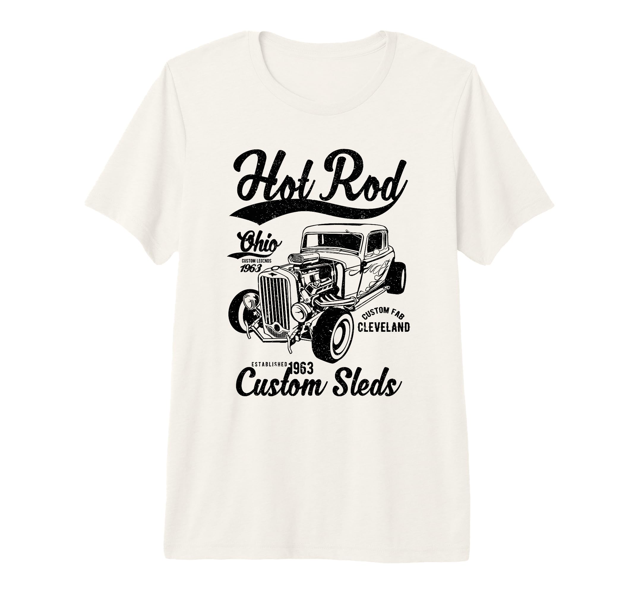Hotrod Cleveland Ohio Automotive T-Shirt - Casual Everyday Wear for Adults - T-Shirt, Sweatshirt, Hoodie