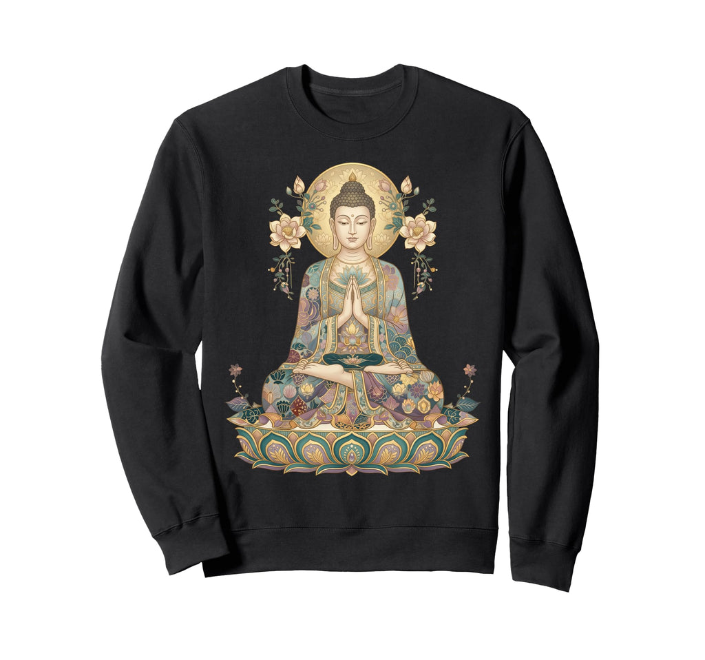 Buddha Statue Yoga Buddhism Zen Sweatshirt - Novelty Apparel Unisex - T-Shirt, Sweatshirt, Hoodie