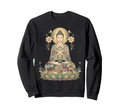 Buddha Statue Yoga Buddhism Zen Sweatshirt - Novelty Apparel Unisex - T-Shirt, Sweatshirt, Hoodie