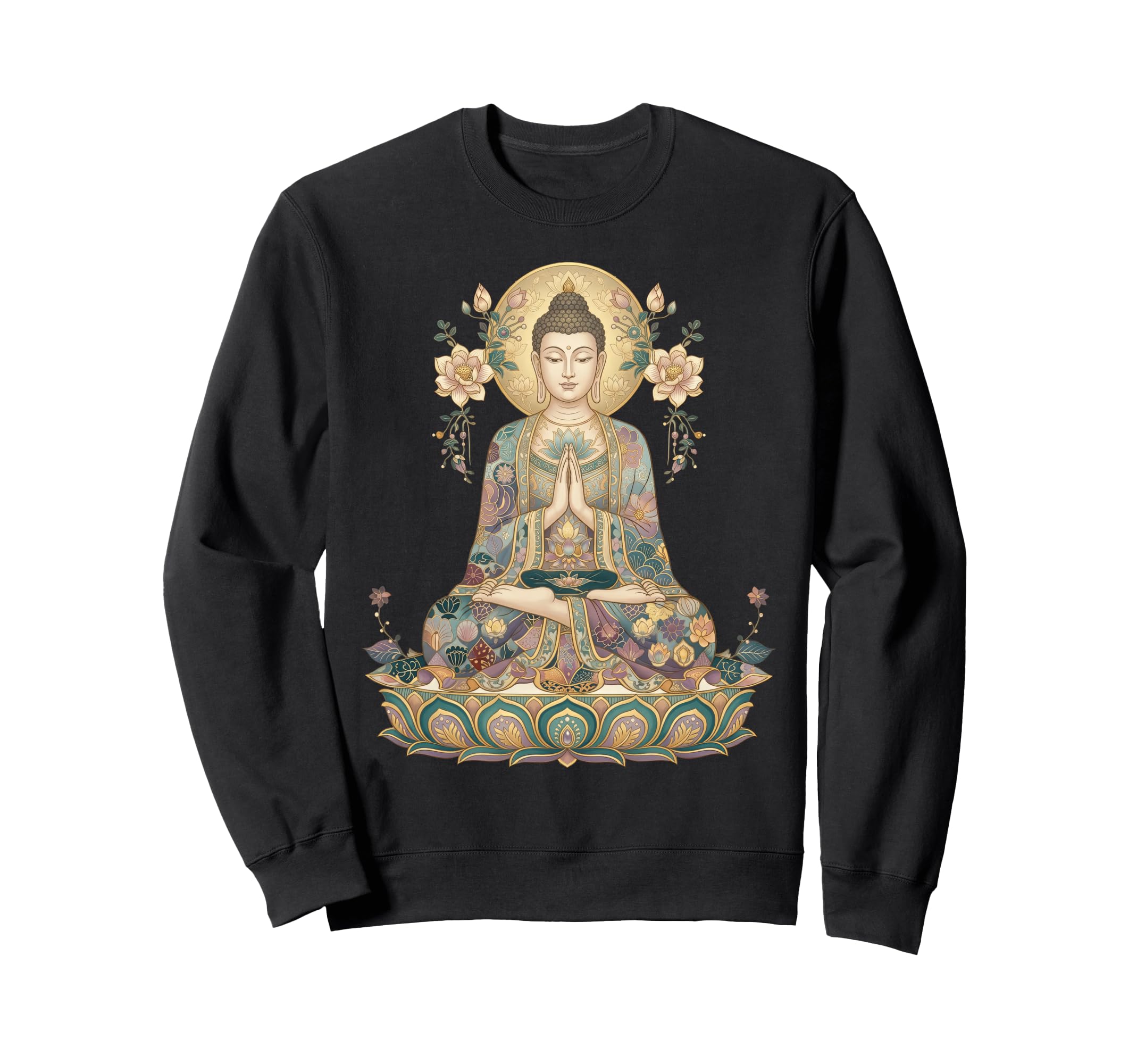 Buddha Statue Yoga Buddhism Zen Sweatshirt - Novelty Apparel Unisex - T-Shirt, Sweatshirt, Hoodie