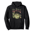 Funny Wellness Vibes Aesthetic Tea Hoodie - Streetwear Style for Adults - T-Shirt, Sweatshirt, Hoodie