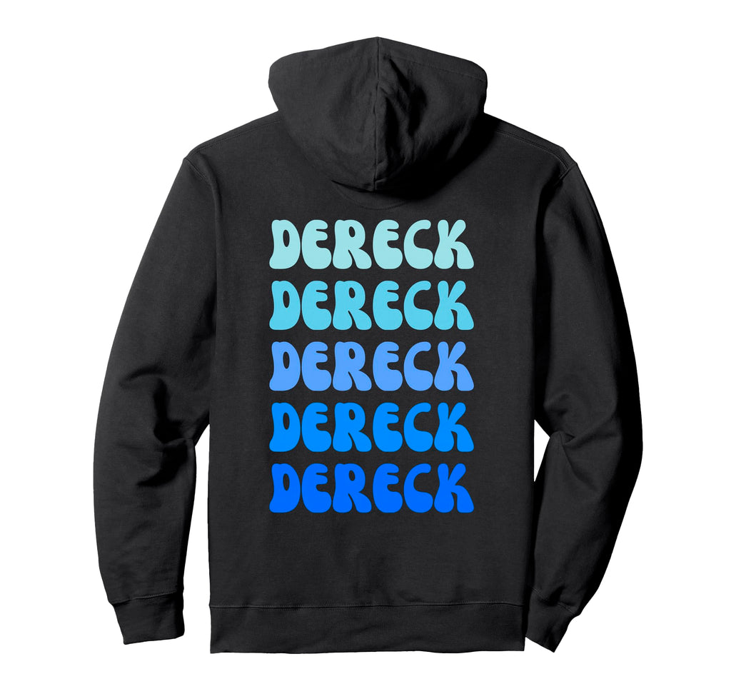 Dereck Name Stack Hoodie - Casual Everyday Wear for Adults - T-Shirt, Sweatshirt, Hoodie