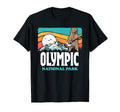 Olympic National Park Mountains Banjo T-Shirt - Novelty Apparel for Adults - T-Shirt, Sweatshirt, Hoodie
