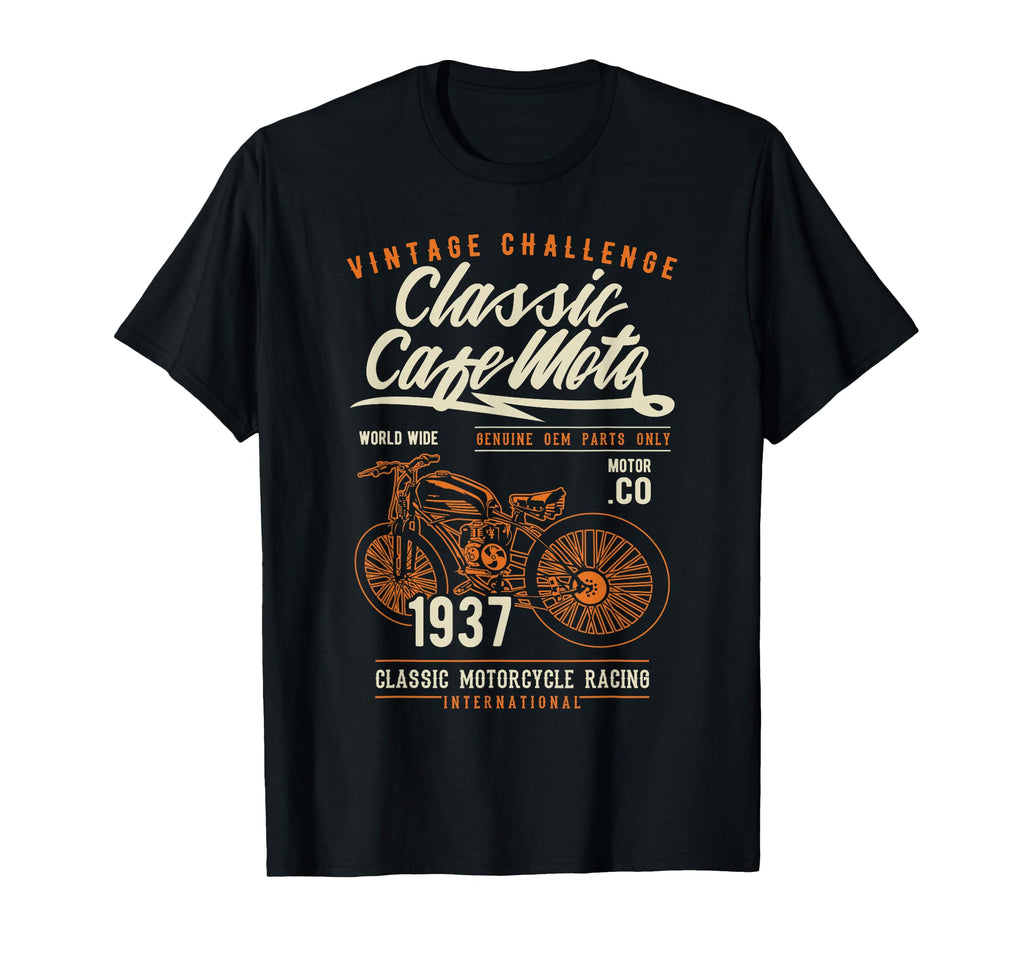 Cafe Racer Motorcycle T-Shirt - Novelty Apparel Unisex - T-Shirt, Sweatshirt, Hoodie