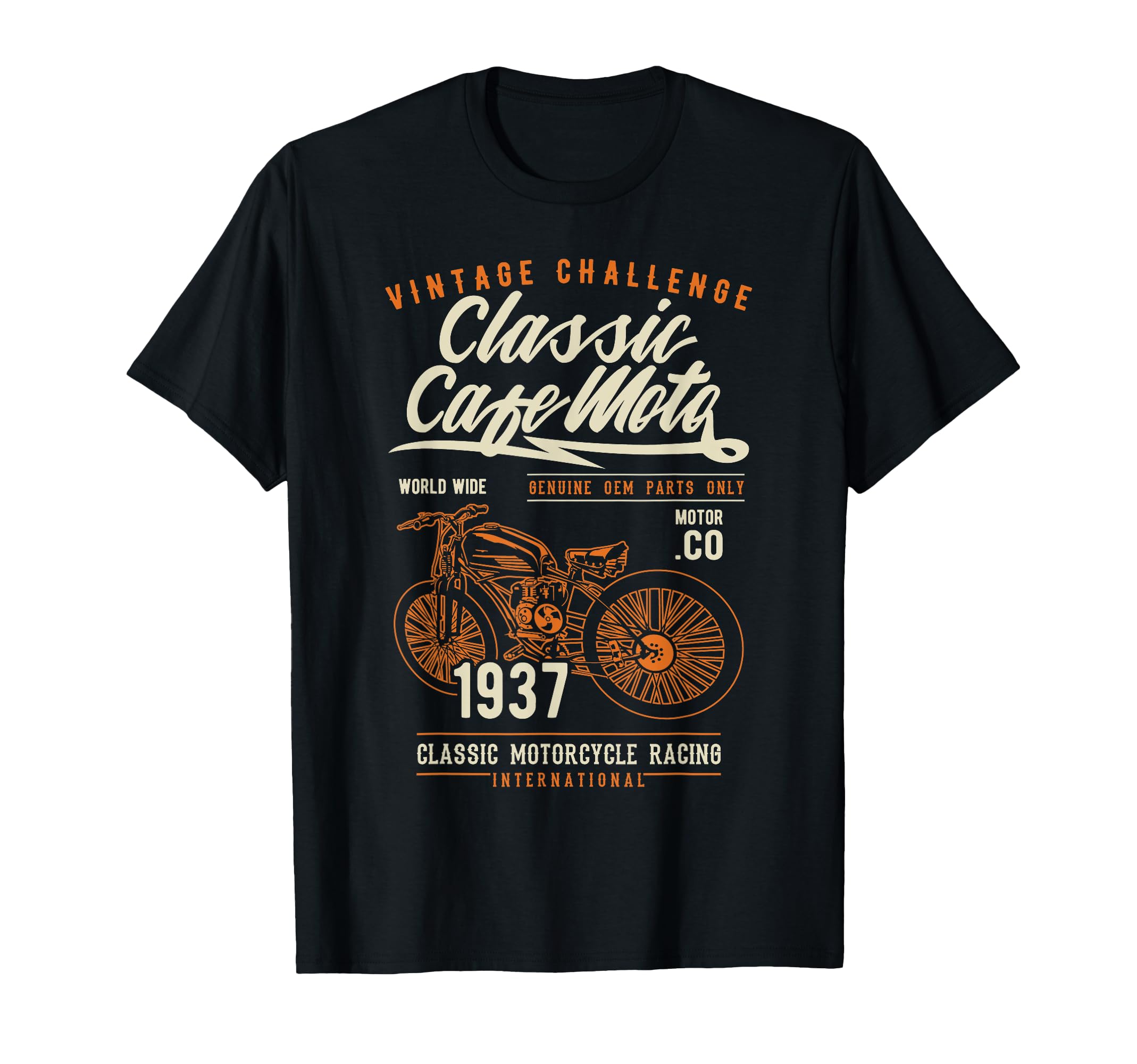 Cafe Racer Motorcycle T-Shirt - Novelty Apparel Unisex - T-Shirt, Sweatshirt, Hoodie