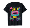 Vibrant 80S Cassette Tape And Roller T-Shirt - Novelty Apparel for Adults - T-Shirt, Sweatshirt, Hoodie