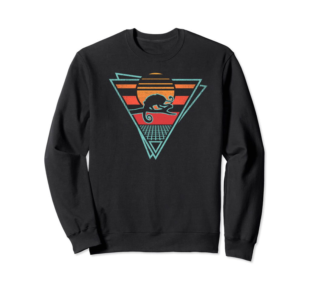 Chameleon 80S Edm Synthwave Gift Sweatshirt - Aesthetic Graphic Unisex - T-Shirt, Sweatshirt, Hoodie
