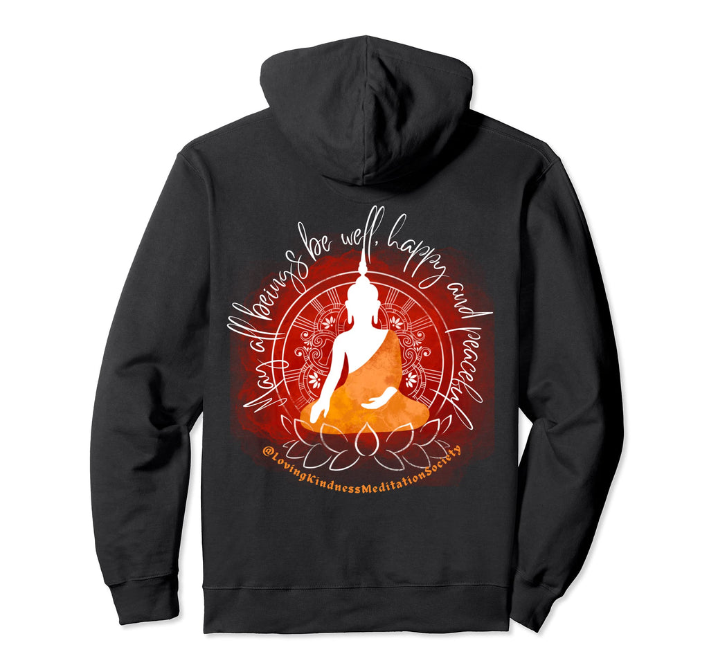 Mindfulness Buddha Spiritual Yoga Hoodie - Minimalist Print Men Women - T-Shirt, Sweatshirt, Hoodie