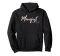 Manifest That Stuff Funny Prayer Hoodie - Minimalist Print Men Women - T-Shirt, Sweatshirt, Hoodie