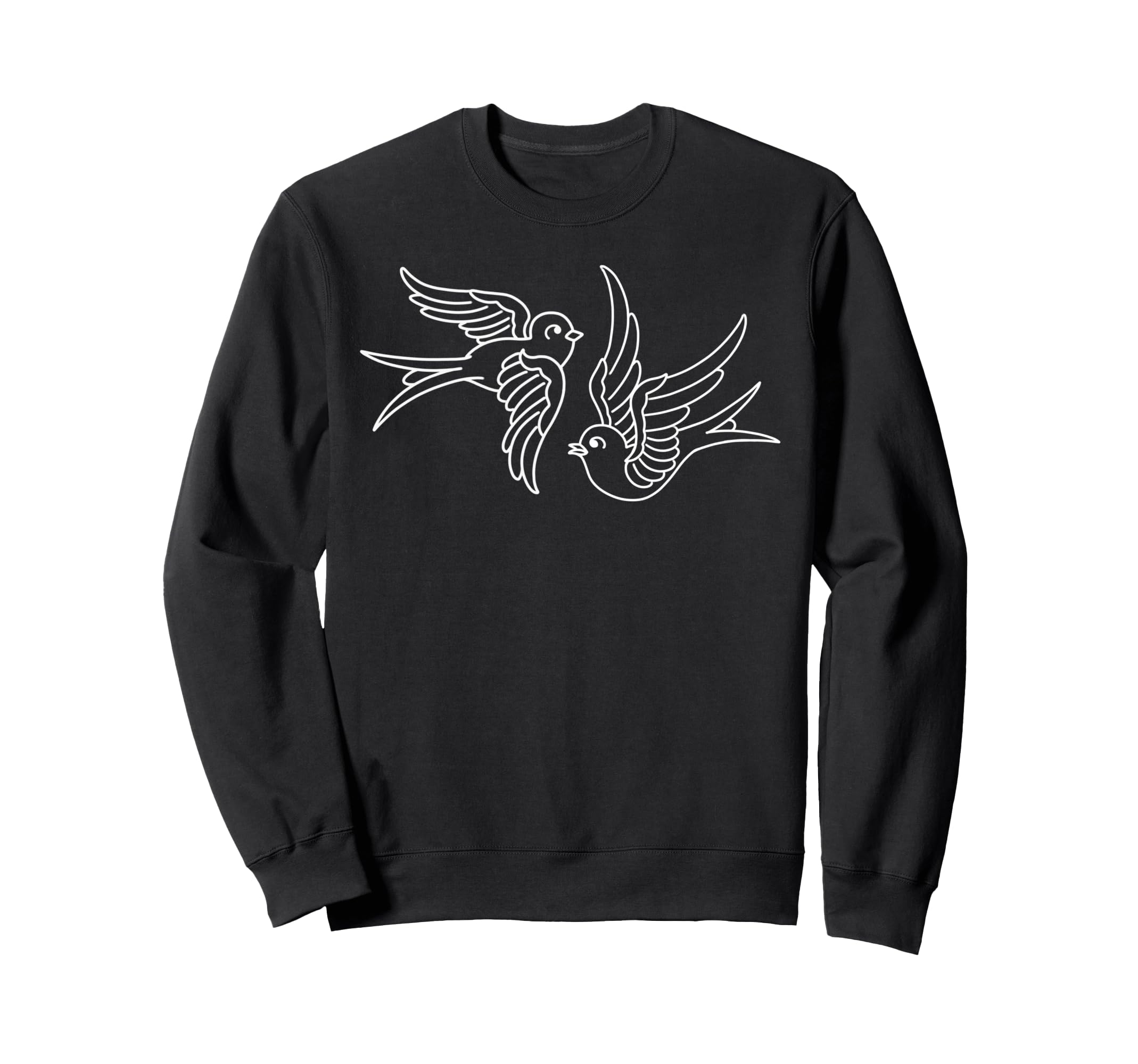 American Traditional Swallow Sweatshirt - Casual Everyday Wear for Adults - T-Shirt, Sweatshirt, Hoodie