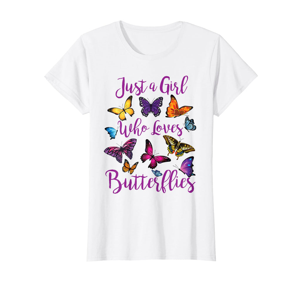 Butterfly Collection Just Who Loves T-Shirt - Streetwear Style Men Women - T-Shirt, Sweatshirt, Hoodie