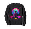 Synthwave Astronaut Cyberpunk 80S Sci Sweatshirt - Custom Art Print Unisex - T-Shirt, Sweatshirt, Hoodie