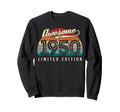 Awesome Since 1950 76Th Birthday Sweatshirt - Unique Graphic for Adults - T-Shirt, Sweatshirt, Hoodie