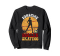 Roller Skating Skate 1970S Sunshine Sweatshirt - Unique Graphic Men Women - T-Shirt, Sweatshirt, Hoodie