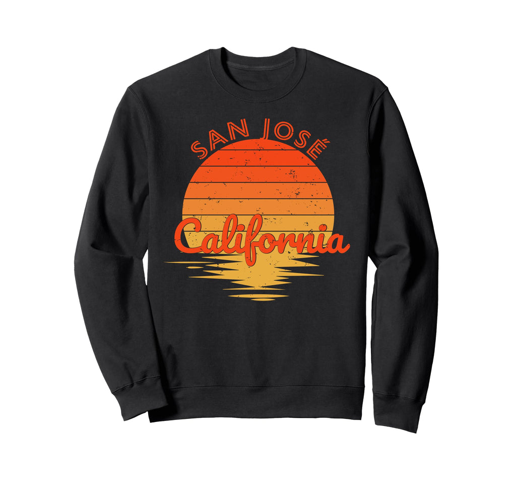San Jose California Sunset Sweatshirt - Fun Novelty Design Unisex - T-Shirt, Sweatshirt, Hoodie