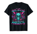 Skull Im Not Anti Social Im Just Not T-Shirt - Minimalist Print Men Women - T-Shirt, Sweatshirt, Hoodie