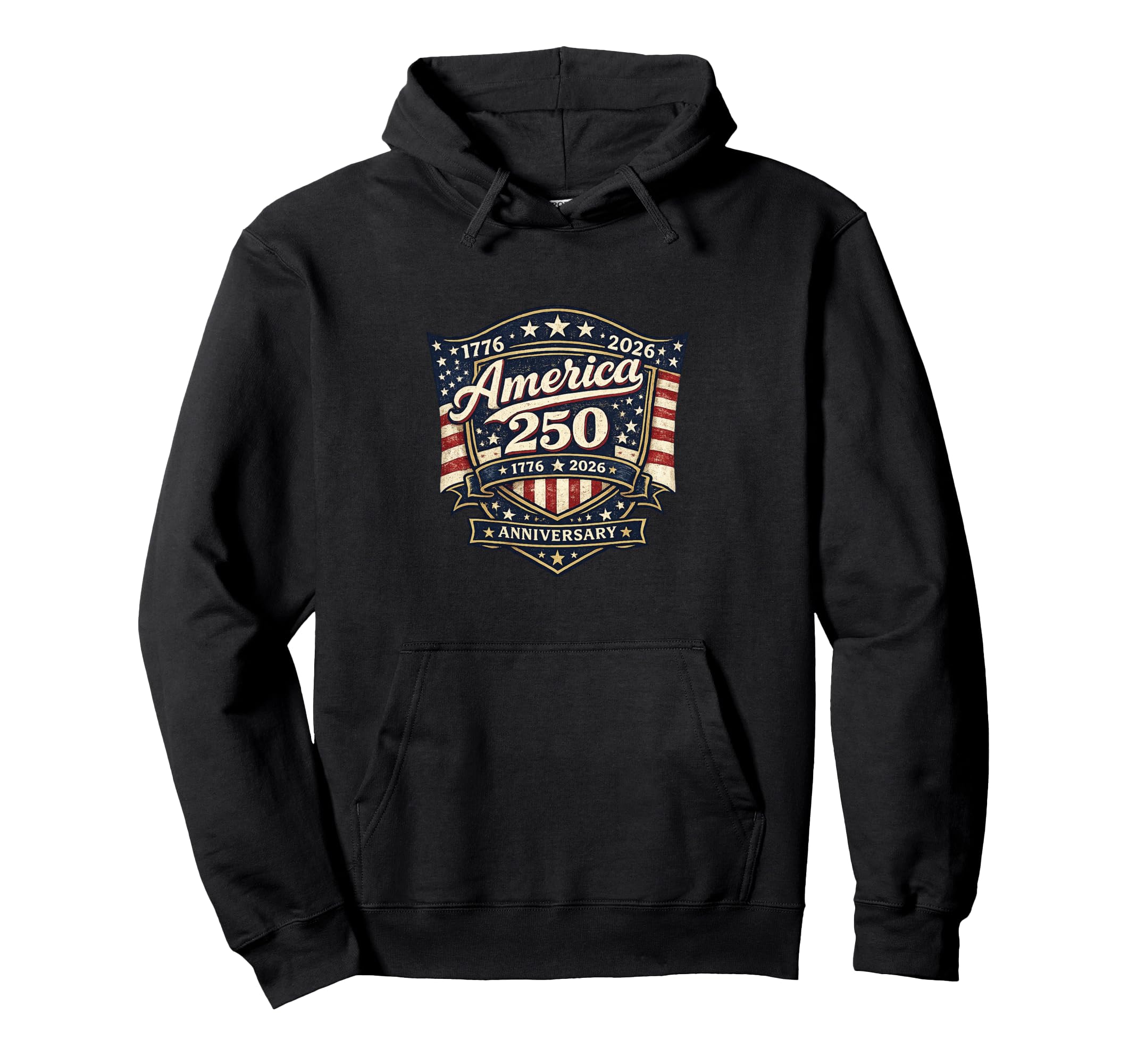 250Th Anniversary Patriotic Stars Hoodie - Minimalist Print Men Women - T-Shirt, Sweatshirt, Hoodie