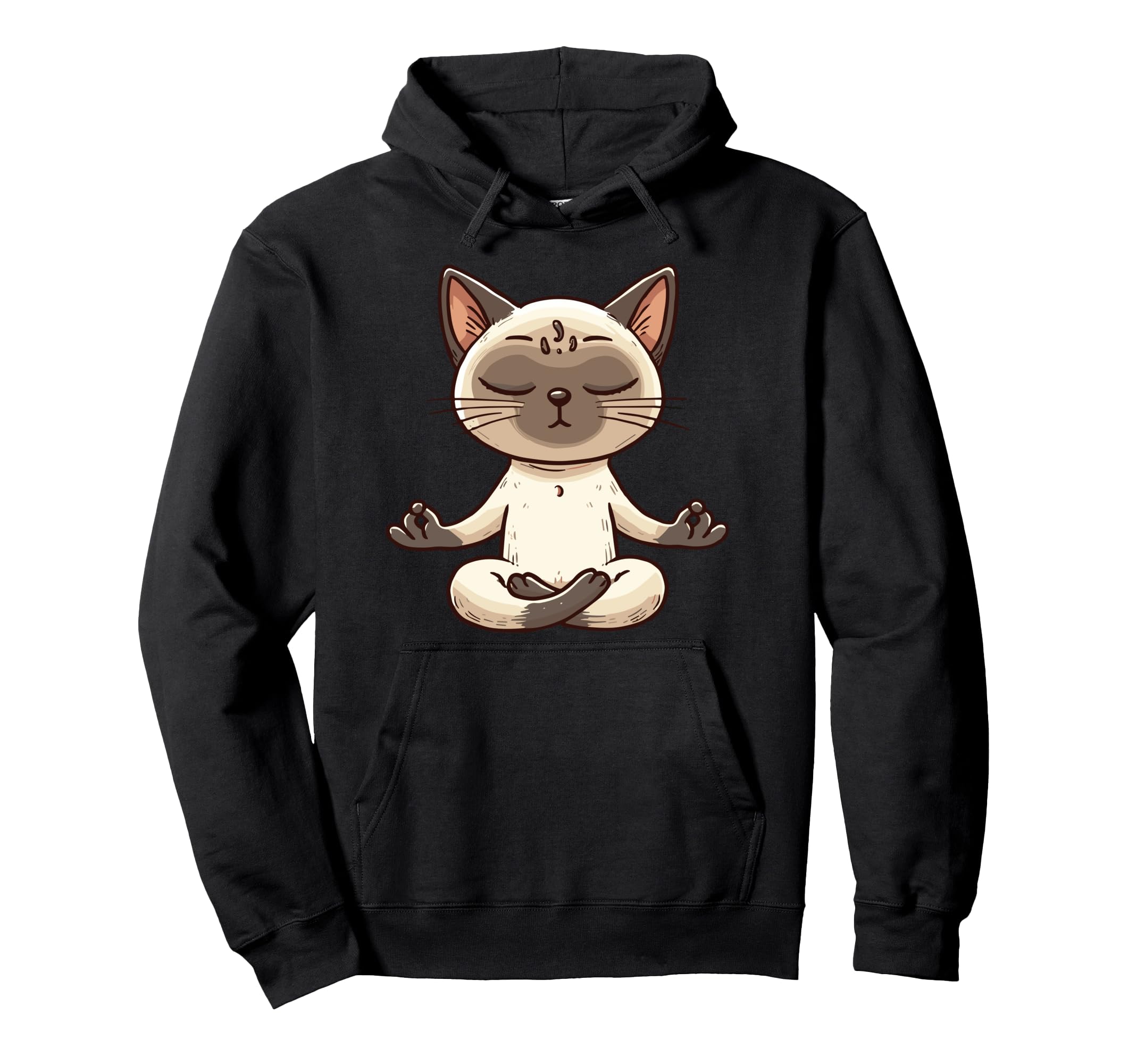 Meditation Siamese Yoga Pose Relaxing Hoodie - Novelty Apparel Men Women - T-Shirt, Sweatshirt, Hoodie