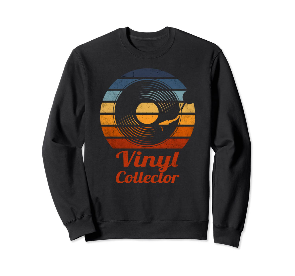 Vinyl Collector Record Player Sweatshirt - Aesthetic Graphic Unisex - T-Shirt, Sweatshirt, Hoodie
