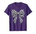 Checkered Bow Tie Flag Automobile Motor T-Shirt - Unique Graphic Unisex - T-Shirt, Sweatshirt, Hoodie