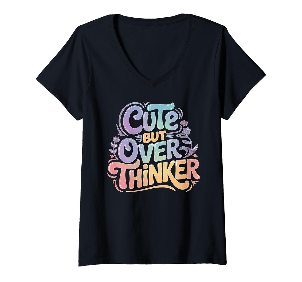 Womens But Overthinker Introvert T-Shirt - Trendy Graphic Men Women - T-Shirt, Sweatshirt, Hoodie