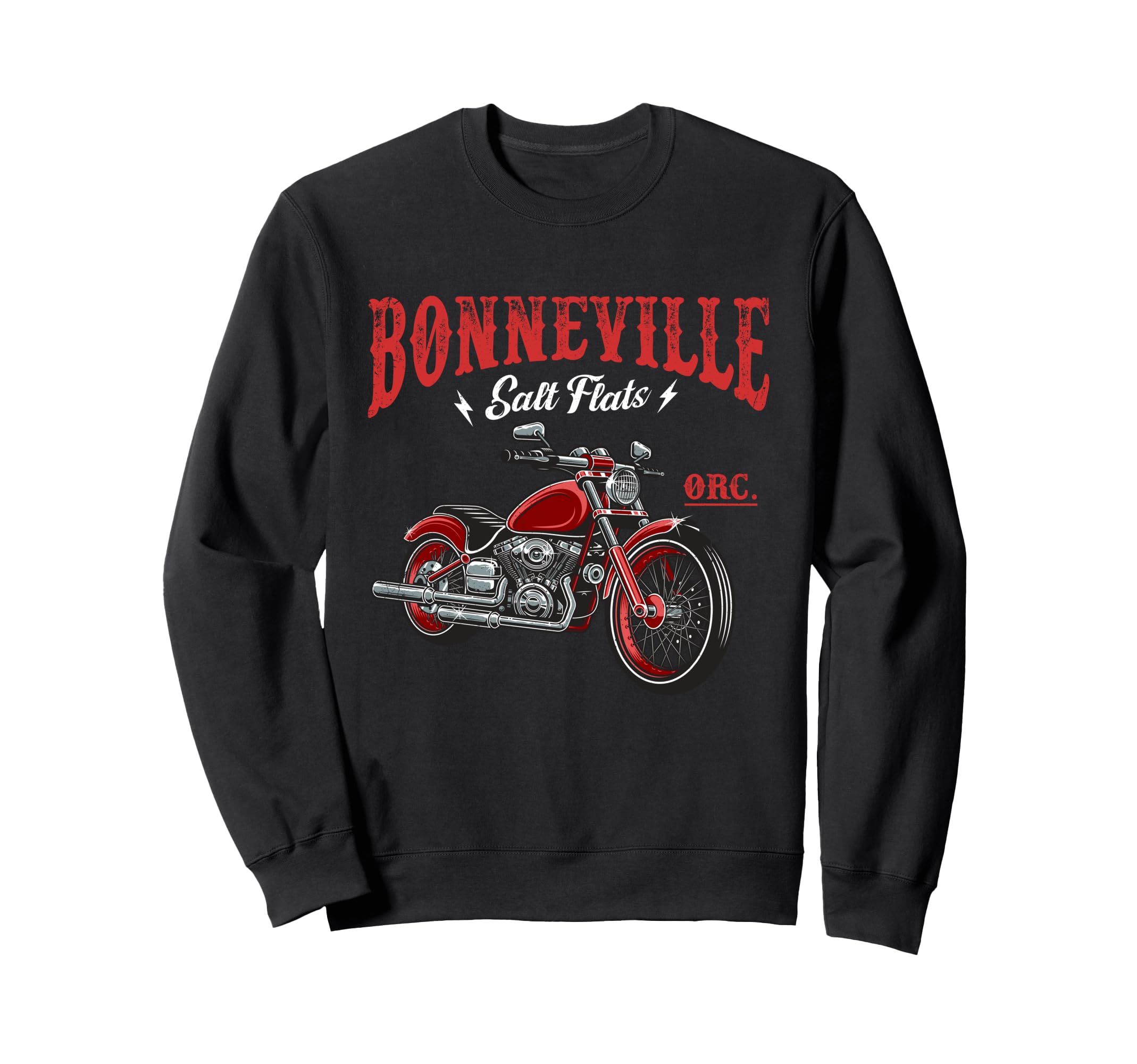 Motorcycle Racing Bonneville Salt Sweatshirt - Casual Everyday Wear Unisex - T-Shirt, Sweatshirt, Hoodie