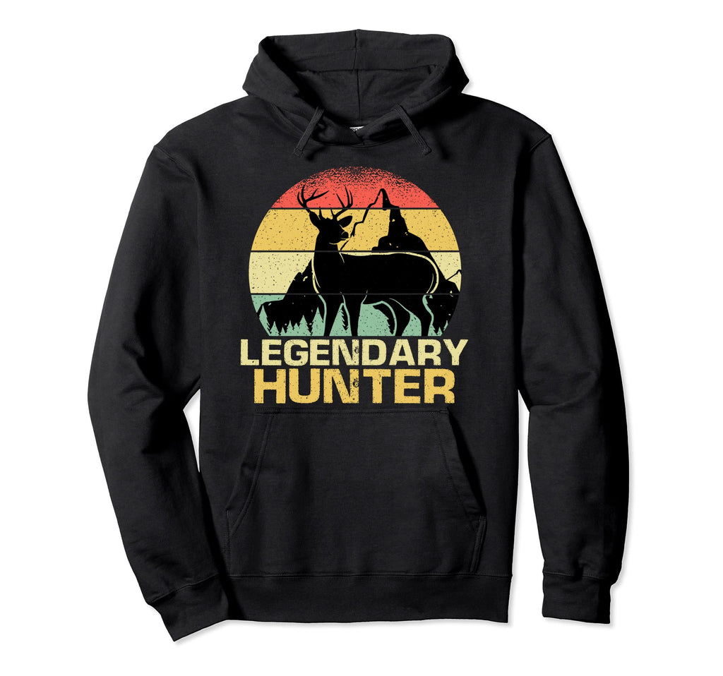 Legendary Hunter Awesome Mens Deer Hoodie - Unique Graphic Men Women - T-Shirt, Sweatshirt, Hoodie
