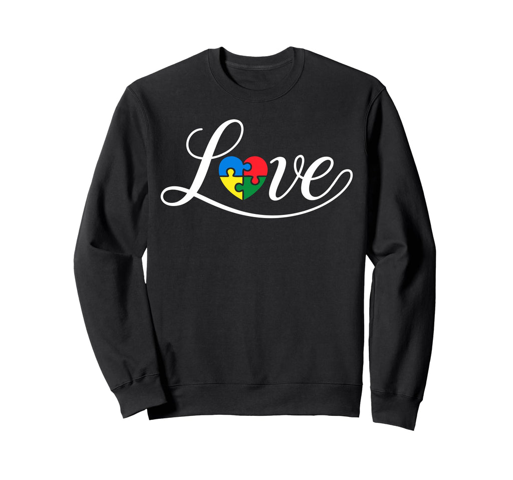 Family Autism Mom Autism Dad Autism Sweatshirt - Novelty Apparel Unisex - T-Shirt, Sweatshirt, Hoodie
