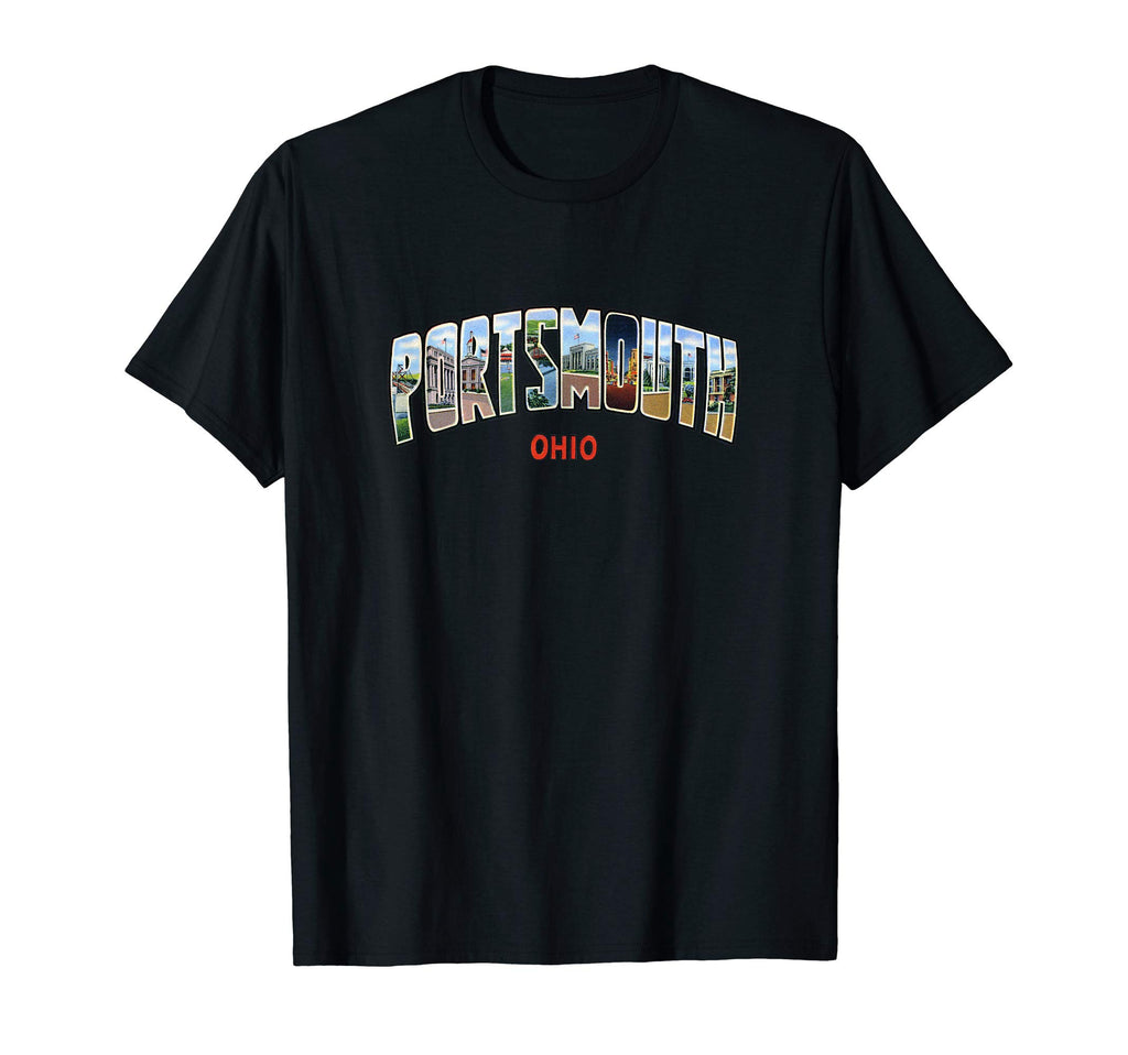 Portsmouth Ohio Oh Usa Souvenir T-Shirt - Casual Everyday Wear Unisex - T-Shirt, Sweatshirt, Hoodie