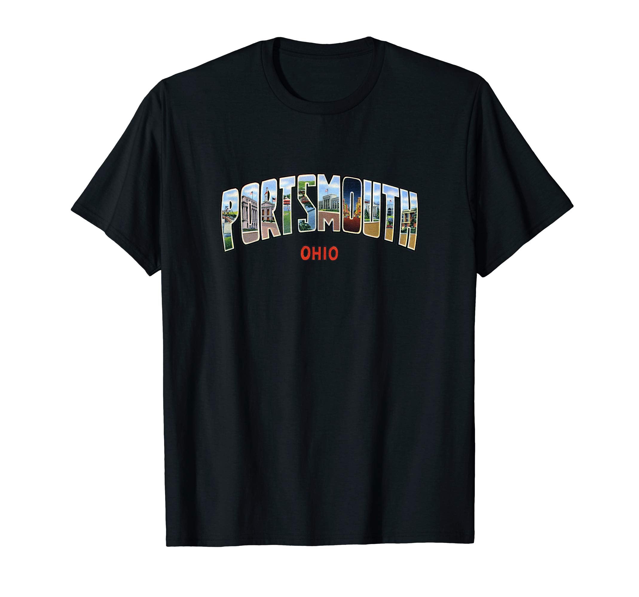 Portsmouth Ohio Oh Usa Souvenir T-Shirt - Casual Everyday Wear Unisex - T-Shirt, Sweatshirt, Hoodie