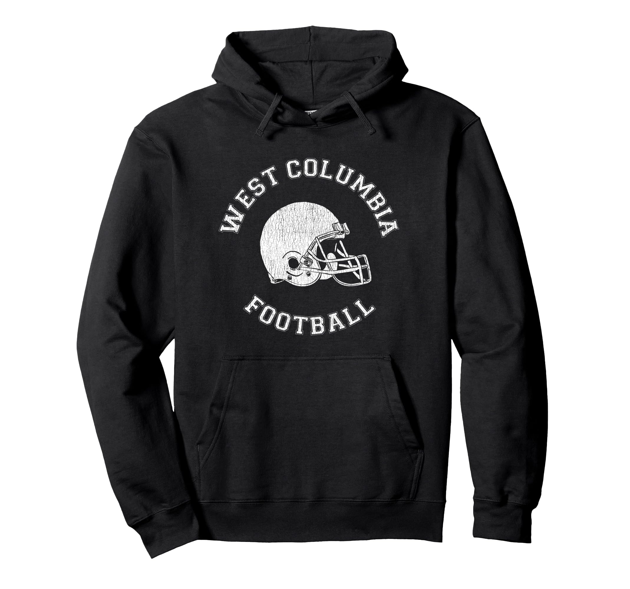 West Columbia Football Distressed 1980S Hoodie - Unique Graphic Men Women - T-Shirt, Sweatshirt, Hoodie