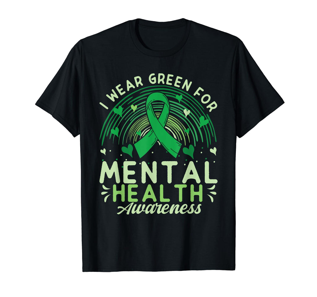 I Wear Green Mental Health Awareness T-Shirt - Trendy Graphic for Adults - T-Shirt, Sweatshirt, Hoodie