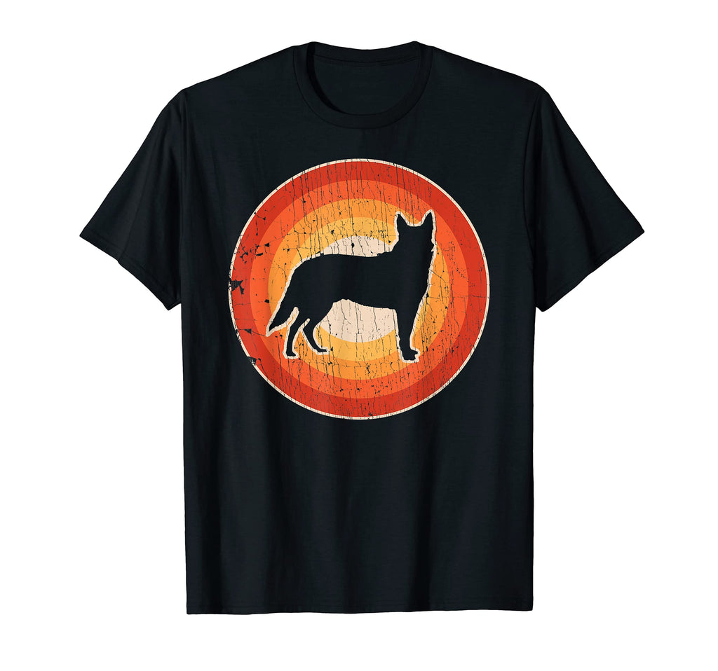 Blue Heeler Australian Cattle Dog 70S T-Shirt - Novelty Apparel for Adults - T-Shirt, Sweatshirt, Hoodie