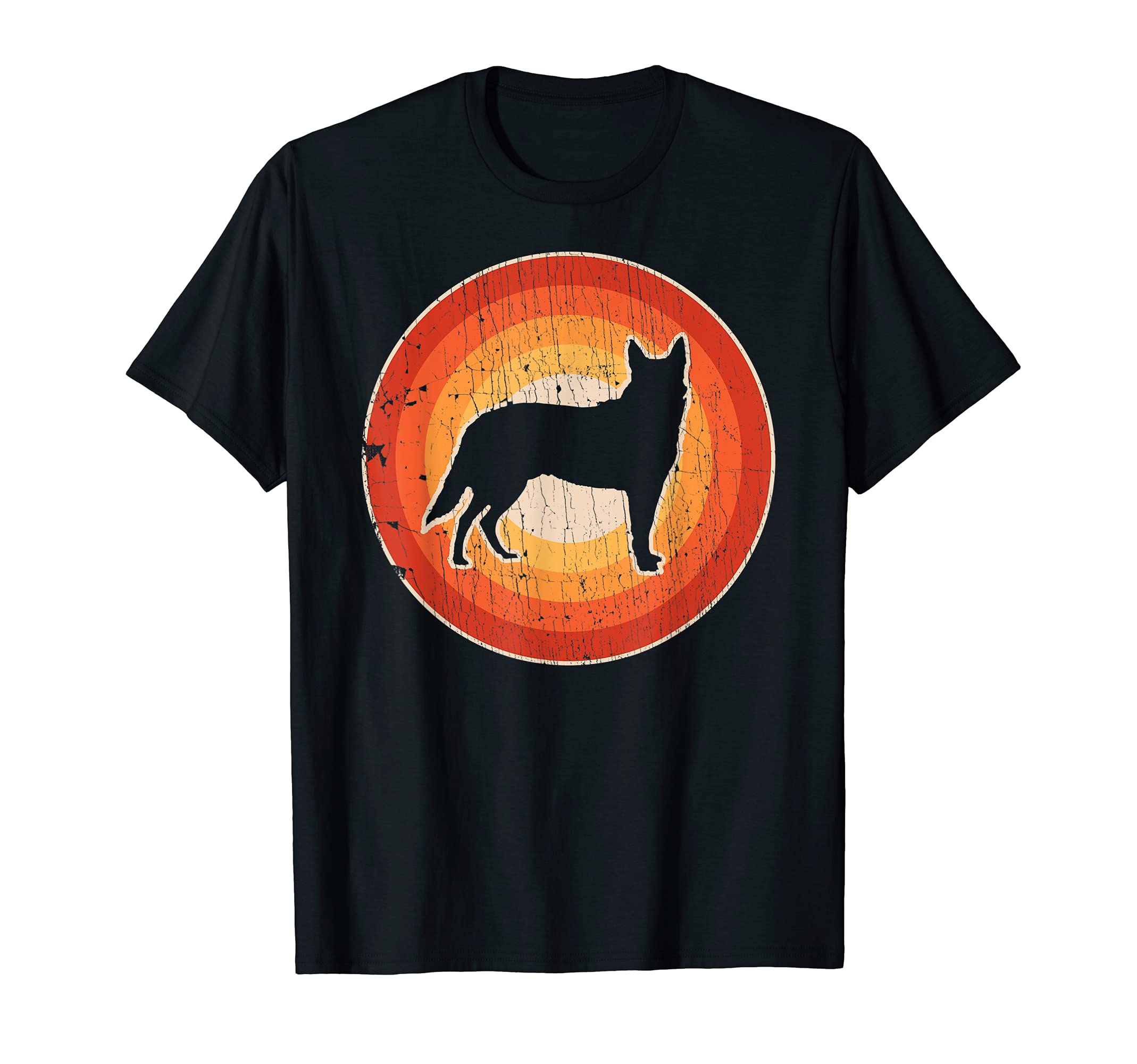 Blue Heeler Australian Cattle Dog 70S T-Shirt - Novelty Apparel for Adults - T-Shirt, Sweatshirt, Hoodie