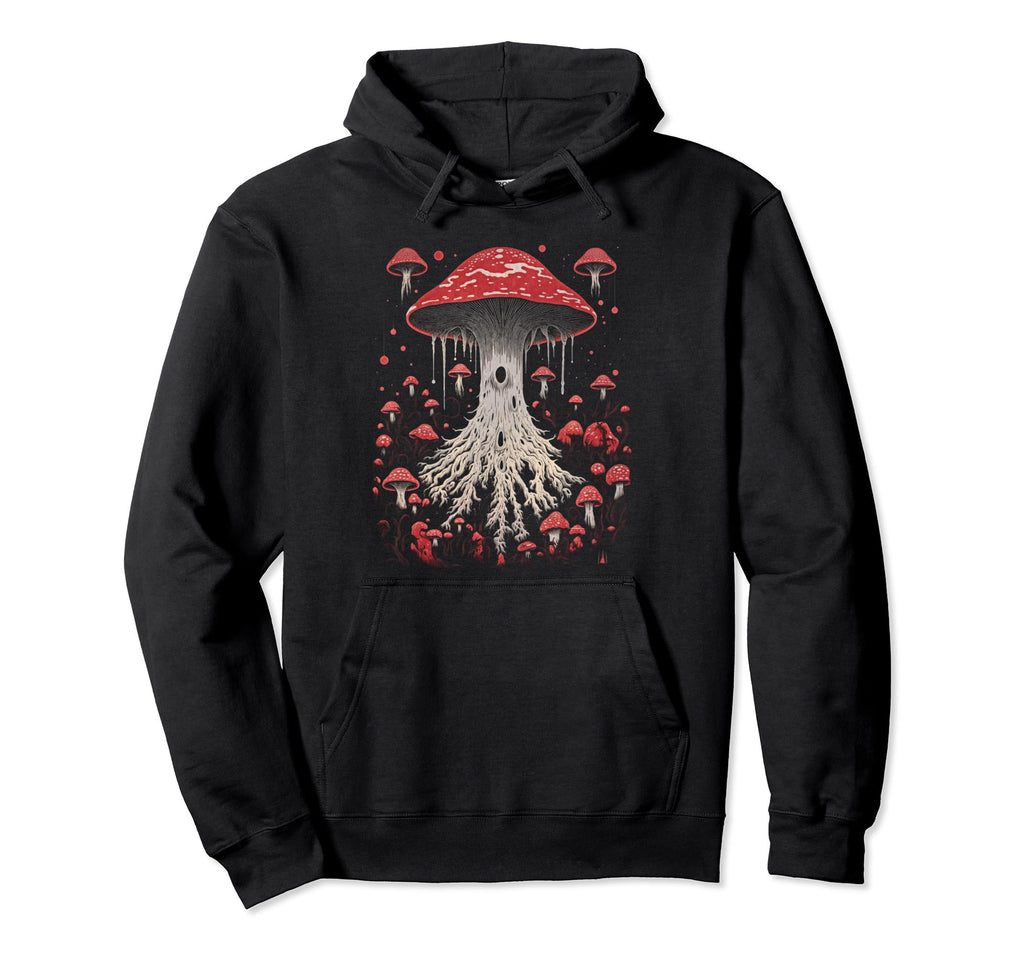 Mushroom 70S 80S Art 235 Hoodie - Aesthetic Graphic Unisex - T-Shirt, Sweatshirt, Hoodie