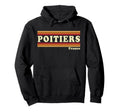 80S Poitiers France Hoodie - Unique Graphic Men Women - T-Shirt, Sweatshirt, Hoodie