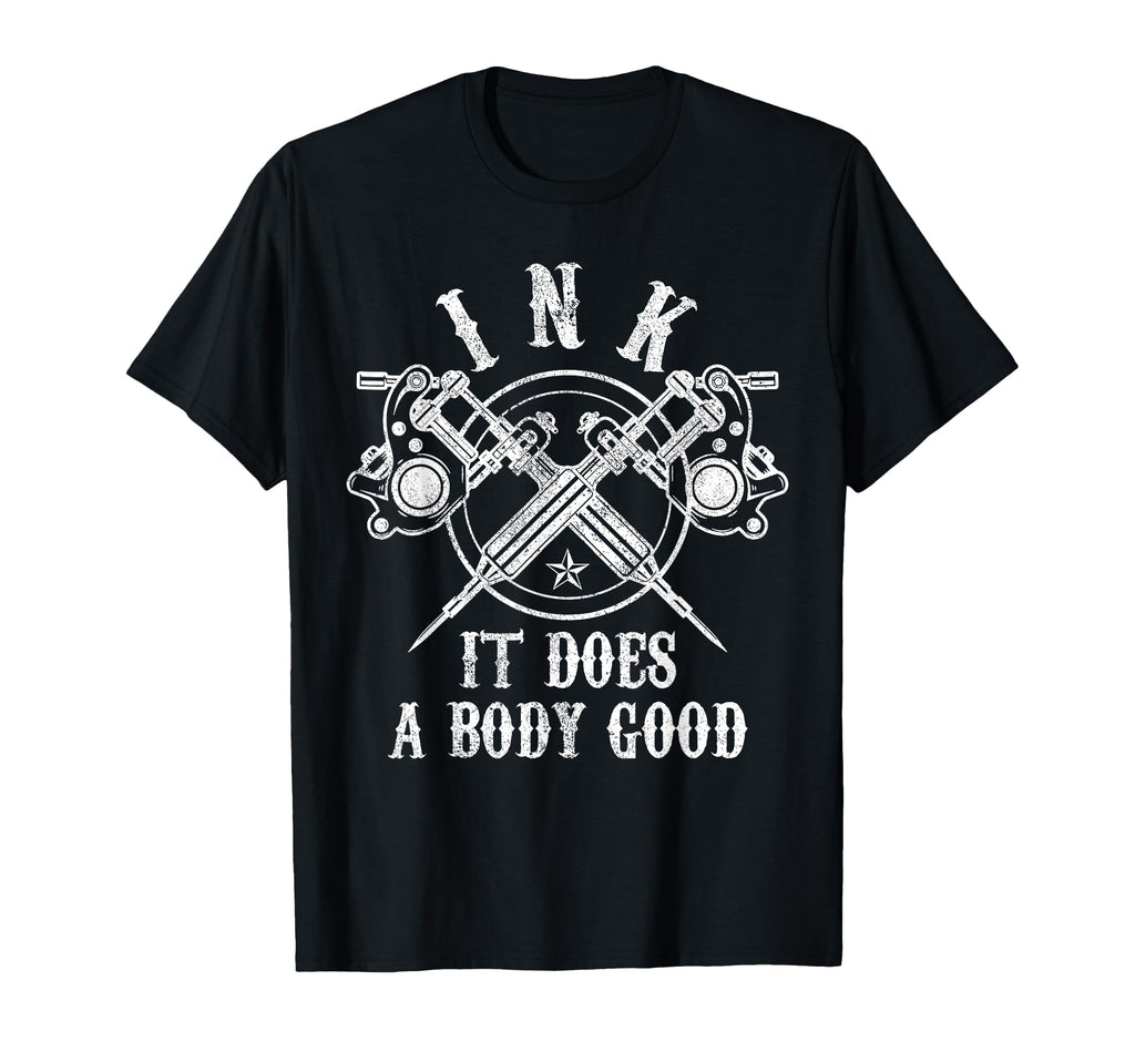 Tattoo Guns Ink Inked Funny Tattoo T-Shirt - Unique Graphic for Adults - T-Shirt, Sweatshirt, Hoodie