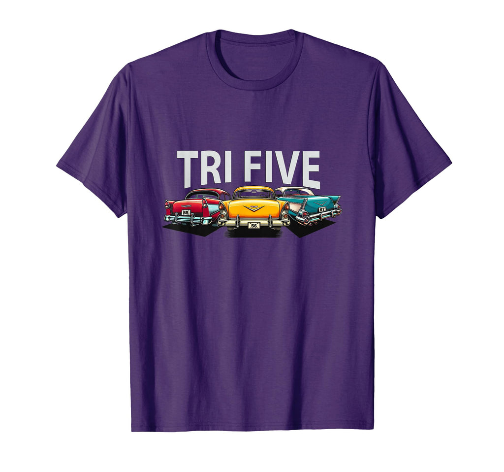 Tri Five Bel Air Cars 1955 1956 1957 T-Shirt - Casual Everyday Wear Unisex - T-Shirt, Sweatshirt, Hoodie