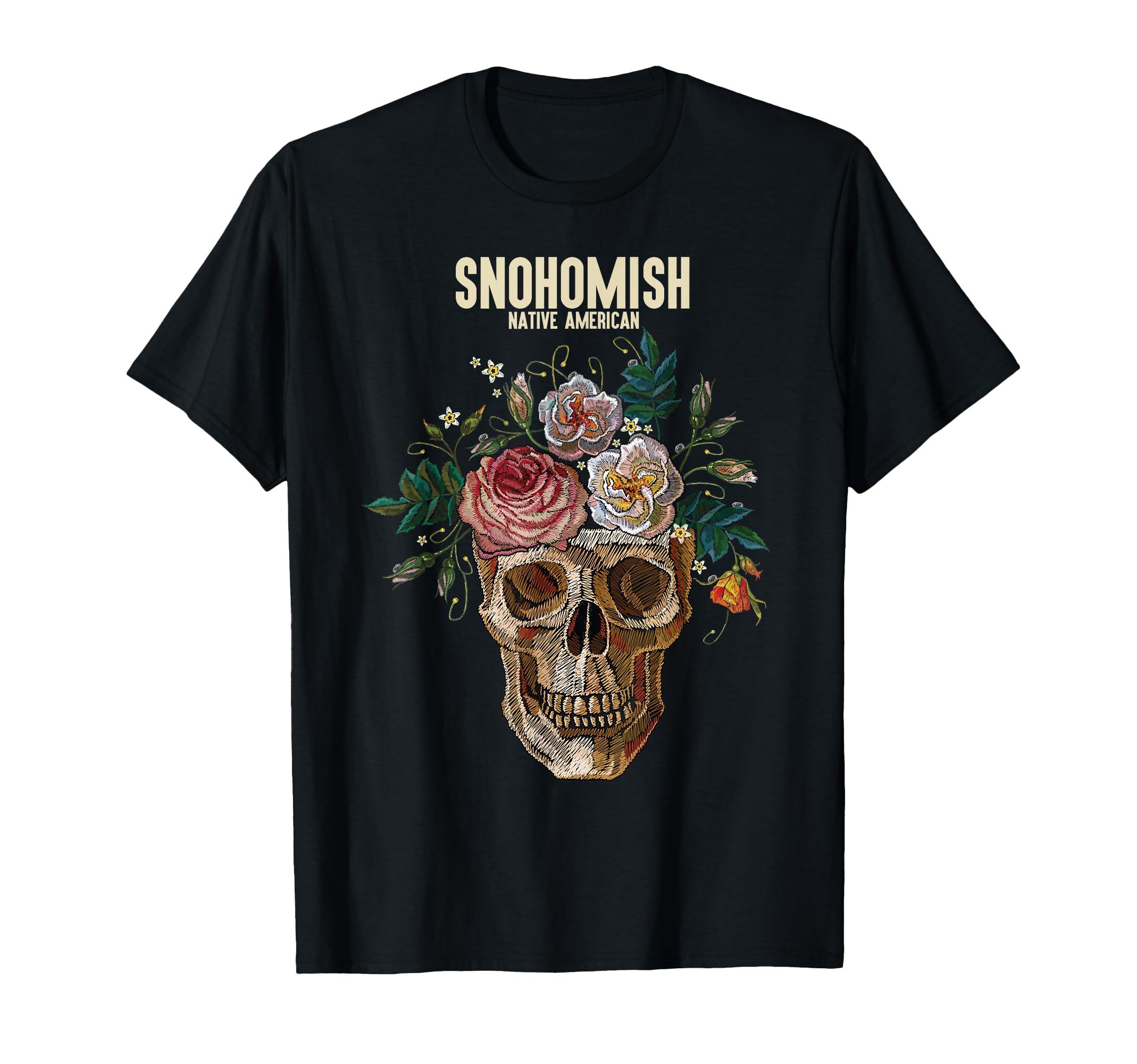 Snohomish American Indian Tribe Floral T-Shirt - Aesthetic Graphic Unisex - T-Shirt, Sweatshirt, Hoodie
