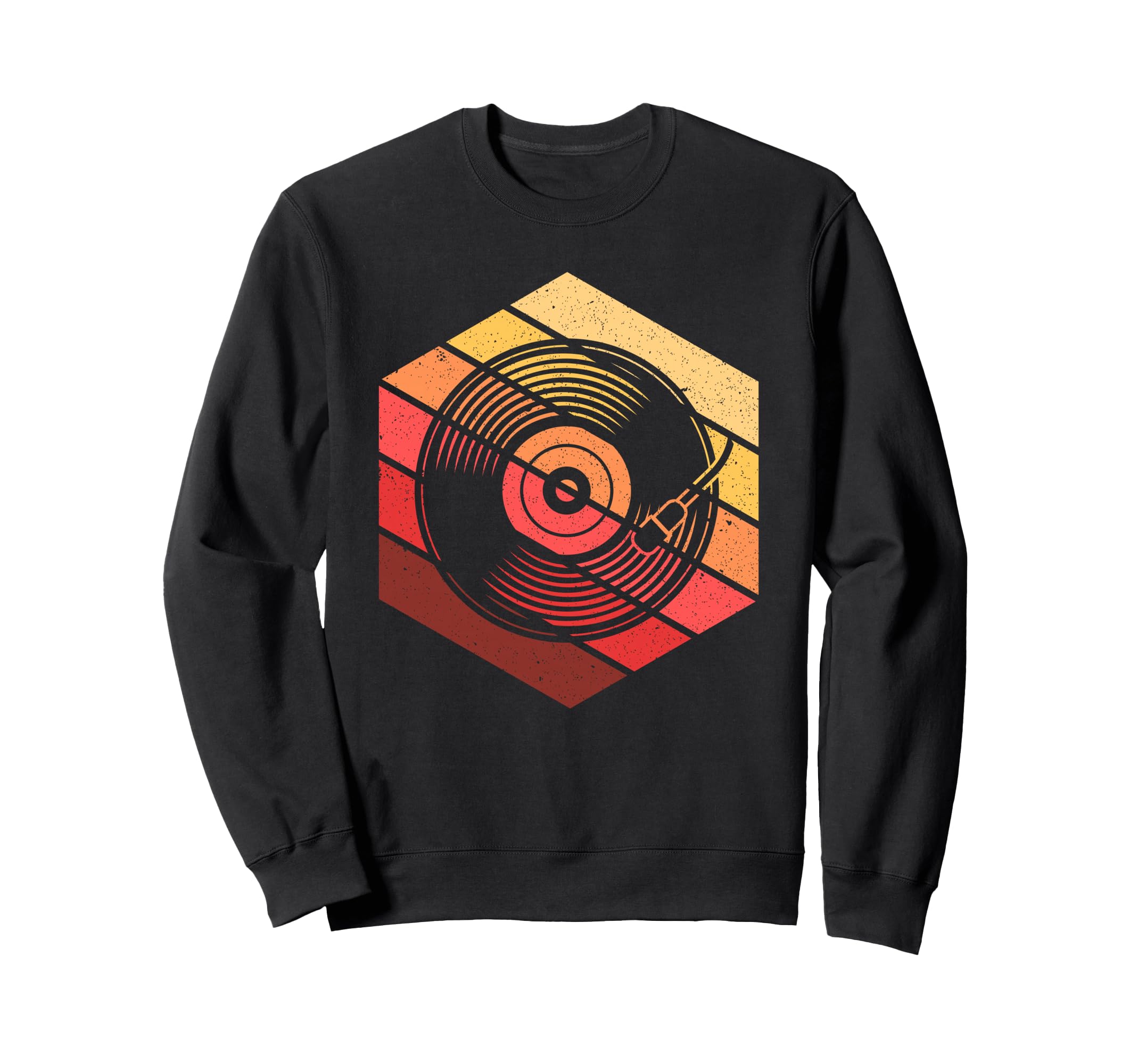 Vinyl Record Record Player Gift Sweatshirt - Trendy Graphic Unisex - T-Shirt, Sweatshirt, Hoodie
