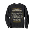 Diegos Garage Motorcycle Distressed Sweatshirt - Streetwear Style Unisex - T-Shirt, Sweatshirt, Hoodie